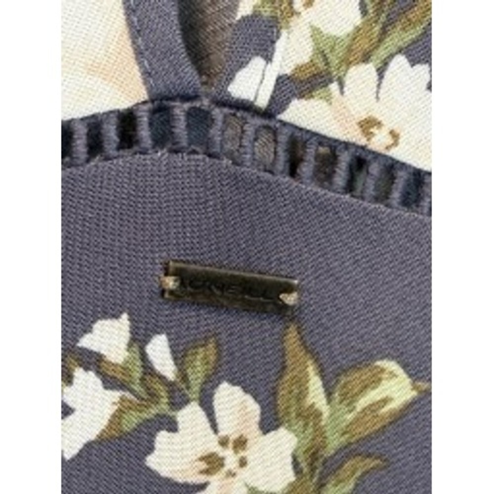 O'Neill Stevie Kendra Gray Floral Eyelet Mini Dress Size Medium - Picture 5 of 9